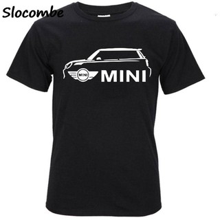 Latest Style Mini Cooper Car Personality Design Graphic Black 100% Cotton MenS T-Shirt