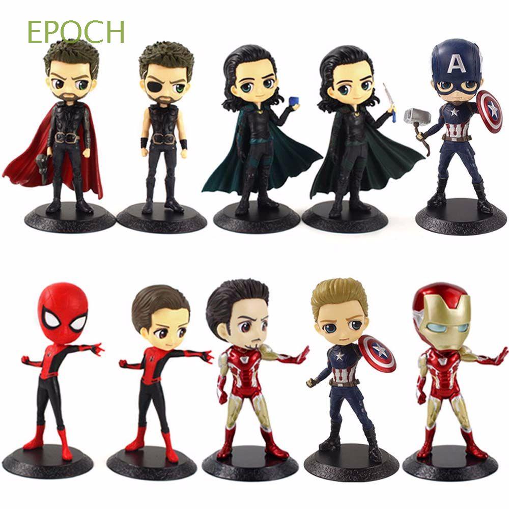 epoch-โมเดลฟิกเกอร์การ์ตูน-avengers-thor-กัปตันอเมริกันสไปเดอร์แมนมาเวล