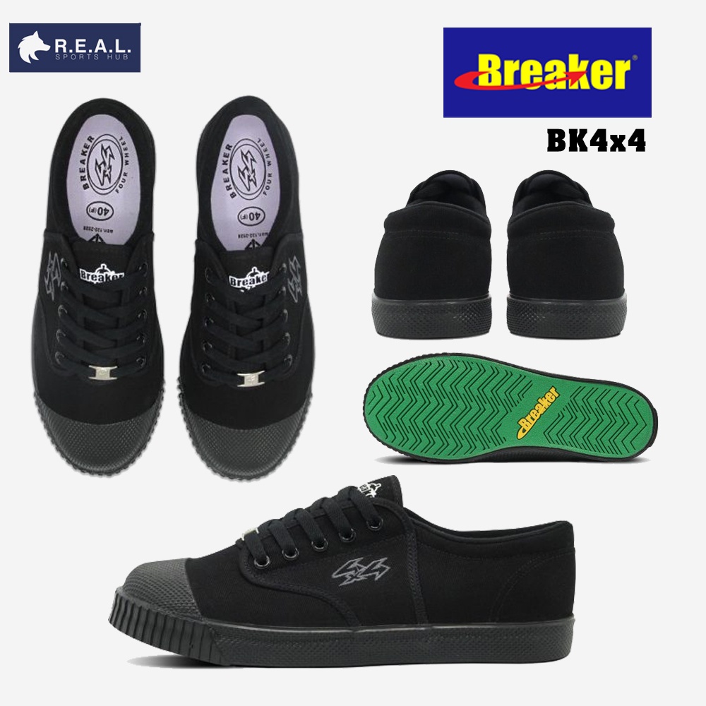 ภาพหน้าปกสินค้าลด45.- รองเท้าผ้าใบ Breaker รุ่น BK4x4  รองเท้าผ้าใบนักเรียน จากร้าน realsportxsc บน Shopee
