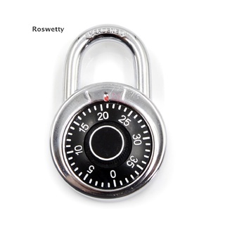 Roswetty 3-Dial Combination Password Padlock for Dormitory Door gym locker Code Lock PH