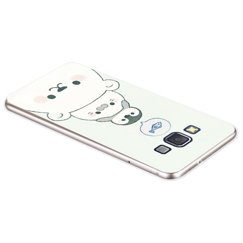 เคสโทรศัพท์-แบบซิลิโคนนิ่ม-พิมพ์ลายหมีและนกกระยาง-สำหรับ-samsung-a3-a5-a6-a7-a8-a9-star-pro-plus-e5-e7-2016-2017-2018