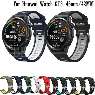 สินค้า สายนาฬิกาข้อมือซิลิโคน 20 มม. 22 มม. สําหรับ Huawei Watch GT 3 46 มม. 42 มม. gt2 GT Runner Honor Magic