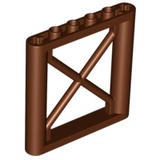 ชิ้นส่วนเลโก้ Lego Part Support 1 x 6 x 5 Girder Rectangular (64448 ...