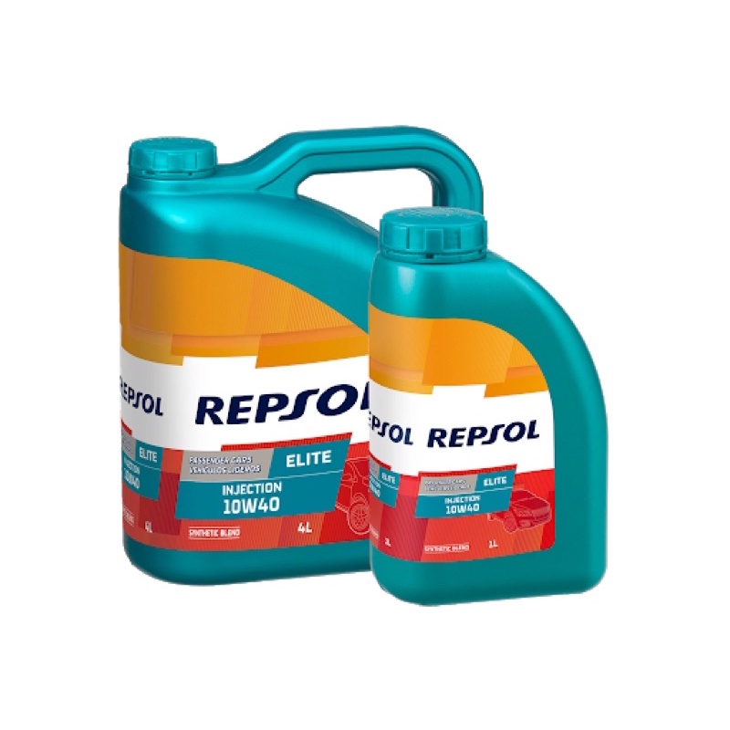 Repsol Elite Injection 10w-40 น้ำมันเครื่องเบนซินเกรดสูง | Shopee Thailand