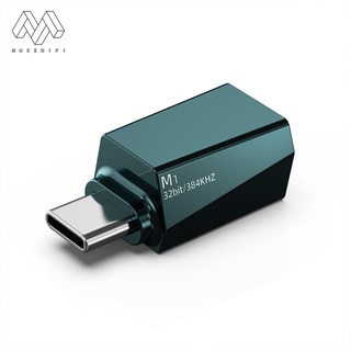 Musehifi M1 อะแดปเตอร์ชิปหูฟัง USB-C เป็น 3.5 มม. ALC5686 DAC รองรับ Native 32-bit 384kHz