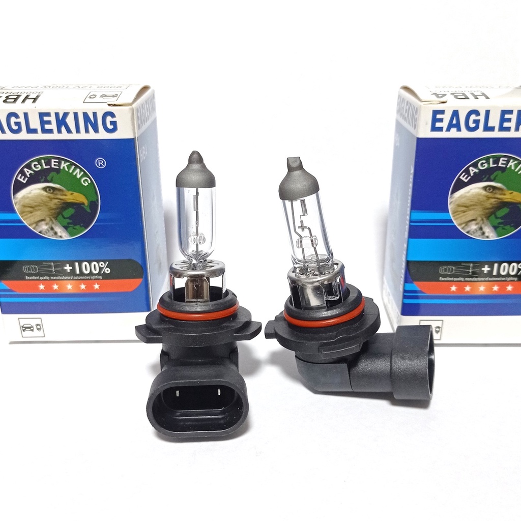 หลอดไฟหน้า HB4 9006 12V/100W รุ่น P22d หลอดฮาโลเจน EAGLEKING | Shopee ...