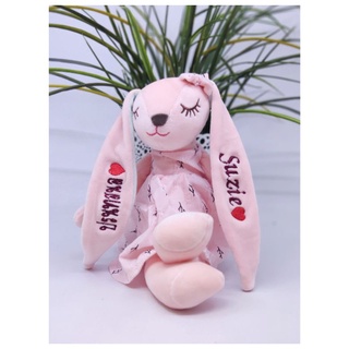 ภาพขนาดย่อของภาพหน้าปกสินค้าลดกระหน่ำ พร้อมส่ง ตุ๊กตา ตุ๊กตากระต่าย ตุ๊กตากระต่ายหูยาว กระต่ายเน่า พร้อมปักชื่อ จากร้าน baby_for_you บน Shopee