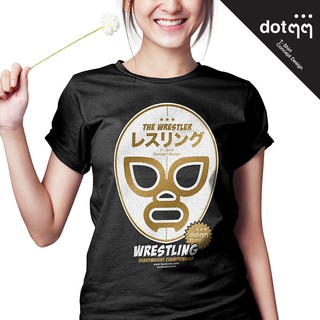 dotdotdot เสื้อยืดผู้หญิง Concept Design ลาย Wrestling (Black)