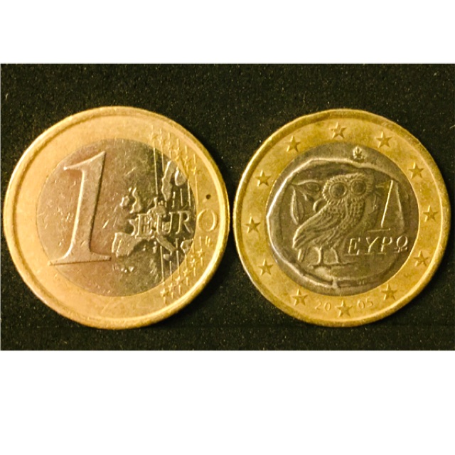 เหรียญสะสม-เหรียญต่างประเทศ-เหรียญ-1-ยูโร-ปี2005
