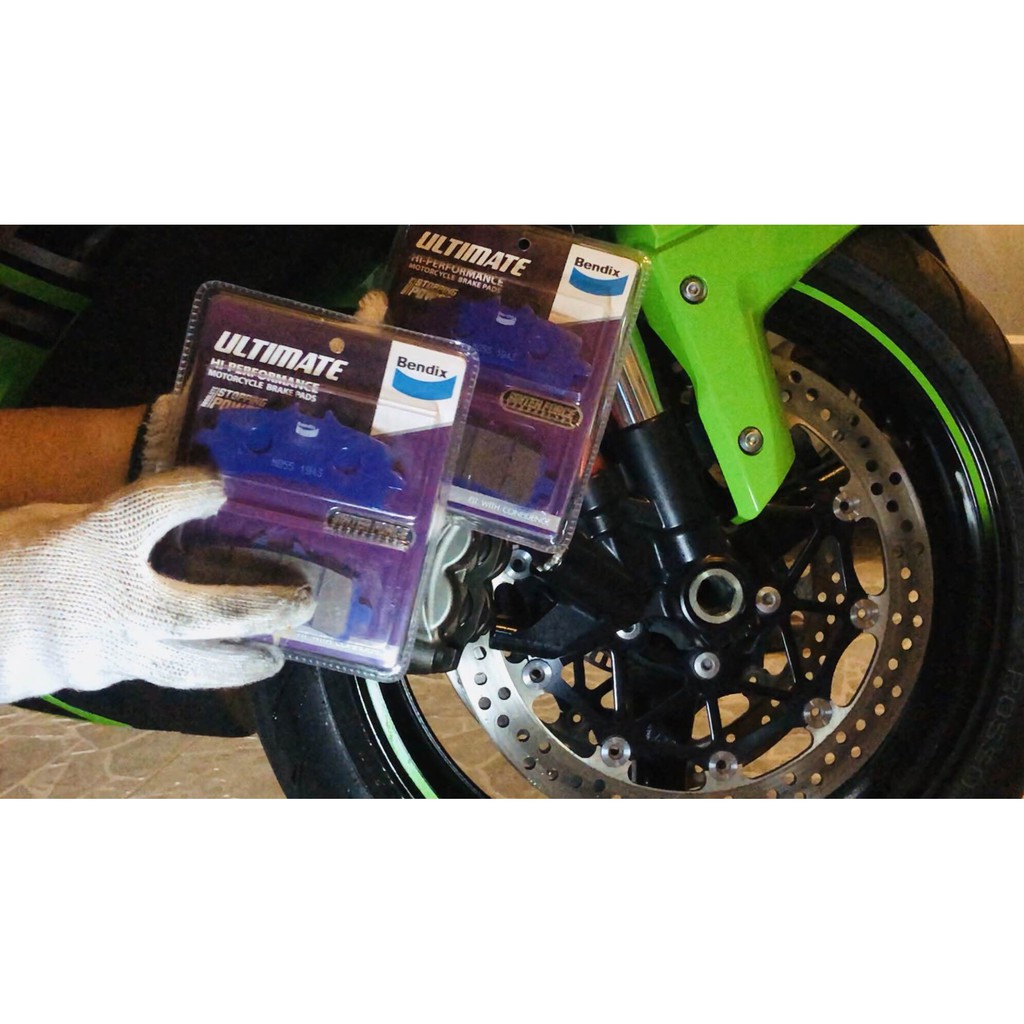 ผ้าเบรคหน้า-bendix-superbike-sintered-grade-front-brake-pads-สำหรับ-ปั้มเบรค-brembo-m4-m50-ปั้มติดรถ-zx-10rและอื่นๆ