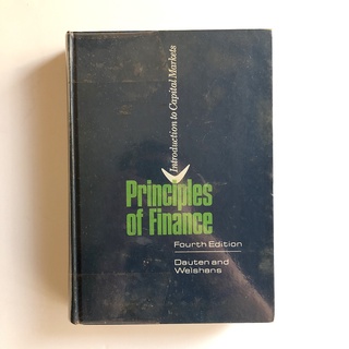 หนังสือ Principles of Finance: Introduction to Capital Markets มือสอง