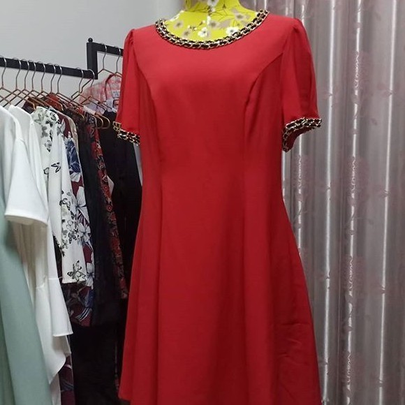 red-dress-สาวอวบ-size-xl