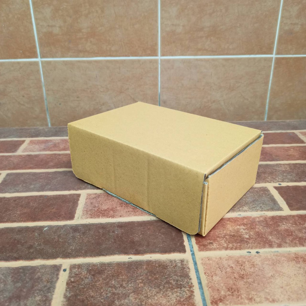 กล่องพัสดุ-กล่องไปรษณีย์-ไดคัท-ไซส์-o-ขนาด-0-11x17x6ซม-แพค20ใบ-กล่องแพคของ-กล่องสีน้ำตาล