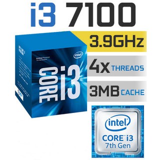 CPU INTEL CORE i3 7100 (Socket 1151) มือสอง พร้อมส่ง แพ็คดีมาก!!! [[[แถมซิลิโคนหลอด พร้อมไม้ทา]]]