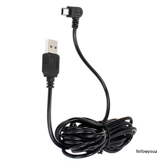 folღ 3.5M USB Type-A to Mini 5Pin Right Angle Charging Cable for GPS Navigator