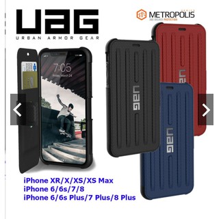 ภาพขนาดย่อของสินค้าพร้อมส่งจากไทย IPhone12PROMAX 11PROMAX 6G 6PLUS 7G SE2020 7PLUS 8PLUS X XR XSMAX UAG COVER เคสฝาพับ UAG A009