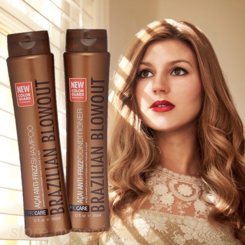 brazilian-blowout-anti-frizz-shampoo-conditioner-anti-frizz-350-ml-ซ่อมแซมผมเสีย-ล๊อคความชุ่มชื้น-ปกป้องสีผม-ลดการชี้ฟู