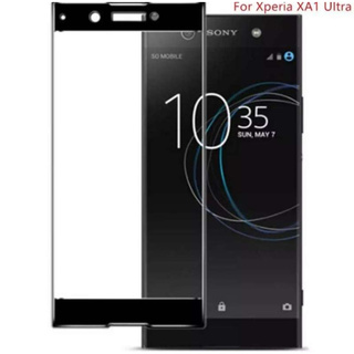 (ใส่โค้ด AUGIONG99 ลดเพิ่ม 70.-)ฟิล์มกระจกโซนี่ Tempered Glass Screen Protector for SONY Xperia™ XA1 Ultra เต็มจอ สีดำ