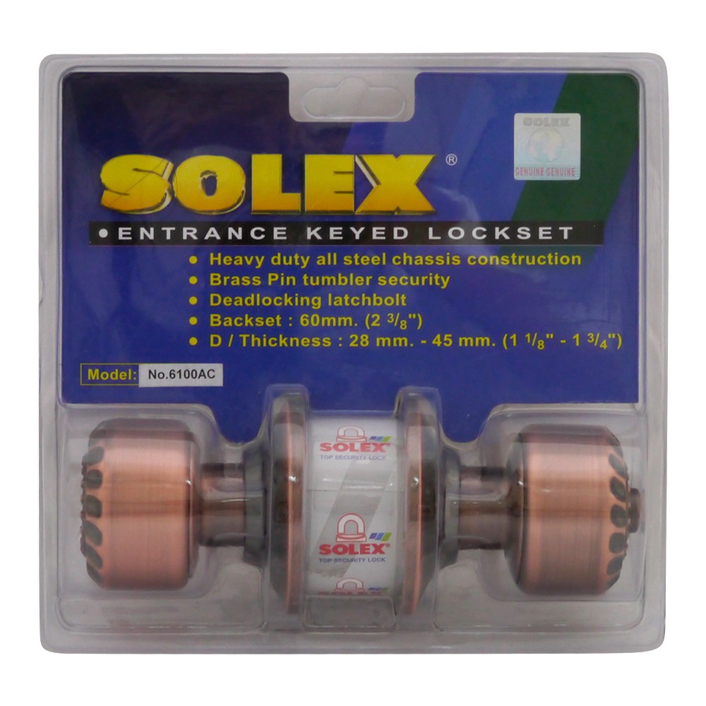 ลูกบิดทั่วไป-solex-6100-ac-หัวมะยม-สีทองแดงรมดำ-ลูกบิดประตูหัวมะยม-วัสดุผลิตจากทองเหลืองคุณภาพสูง-แข็งแรง-ไม่บิดเบี้ยวเส