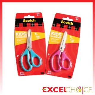 สก๊อตช์ กรรไกร สําหรับเด็ก CAT1441B5 ขนาด 5” Scotch 3M kids scissors