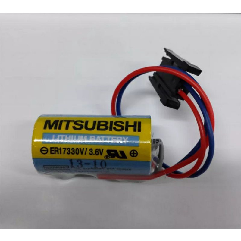 ใหม่-a6bat-er17330v-plc-3-6v-2000mah-li-ionแบตเตอรี่อุตสาหกรรมพร้อมปลั๊กสำหรับmitsubishi-servo-a6bat-plcแบตเตอรี่