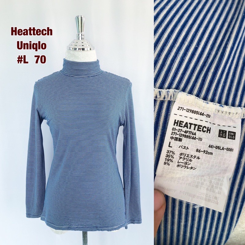 เสื้อคอเต่า-heattech-uniqlo-l-เสื้อคอเต่าฮีทเทคลายทาง