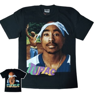 🔥 เสื้อยืด 2pac tupac shakur hiphop legend raptee 🔥