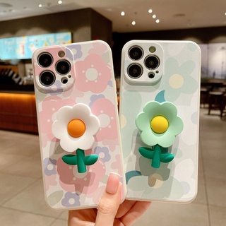 Compatible For Samsung Galaxy A05 A05S A24 M14 A04S A04e A13 A23 A33 A53 A73 M54 M23 M33 M53 S8 S9 Plus S20 S21 FE Note 8 9 20 Note 10 Plus เคสโทรศัพท์มือถือ ลายดอกไม้ พร้อมขาตั้ง สําหรับ
