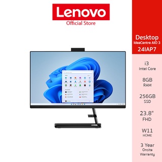 สินค้า LENOVO Desktop IdeaCentre AIO 3 24IAP7 - F0GH008FTA – Intel Core i3-1220P/8GB/256GB (คอมพิวเตอร์ตั้งโต๊ะ)