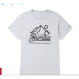 เสื้อยืดแขนสั้น คอกลม พิมพ์ลาย Columbia แฟชั่นฤดูร้อน สําหรับผู้ชาย