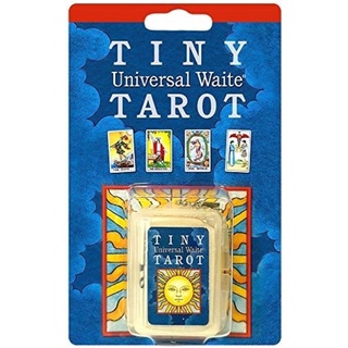 [ไพ่แท้]​ 👍🏻 Tiny Universal Waite Tarot Key Chain ไพ่จิ๋ว ไพ่ออราเคิล ไพ่ยิปซี ทาโร่ ทาโรต์ mini oracle card cards