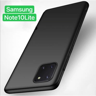 TPU Case เคสซัมซุง Samsung Note 10Lite เคสซิลิโคน เคสนิ่ม สวยและบางมาก เคสสีดํา เคสมือถือ Note10lite