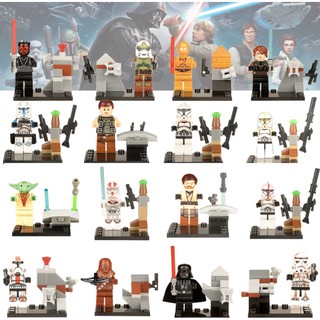 เลโก้ บล๊อค ตัวต่อ Star Wars (SET 16 PCS) ไม่มีกล่อง POC0140