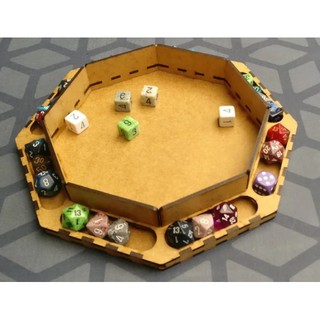 [Laser Cut] Octagonal Dice Tray for Game/Boardgame