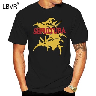 เสื้อยืดลําลอง ผ้าฝ้าย แขนสั้น คอกลม พิมพ์ลาย Sepultura Arise สีดํา สไตล์วินเทจS-5XL
