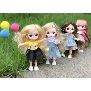 ตุ๊กตาบาโบลี่  ตุ๊กตาbjd  ขนาด 16 cm  พร้อมส่ง 20 แบบ