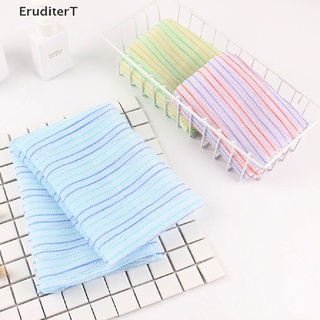 [EruditerT] ผ้าขนหนูอาบน้ํา ขัดผิว แบบยาว สไตล์เกาหลี 30x90 ซม.