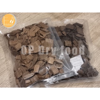 สินค้า American oak chip เกล็ดไม้โอ๊ค เกล็ดโอ้คธรรมชาติ 100 กรัม