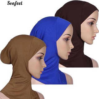 ภาพหน้าปกสินค้ามุสลิมฝาครอบด้านใน Hijab หมวกอิสลาม Underscarf หัวหมวกศีรษะหมวก Bonnet ที่เกี่ยวข้อง
