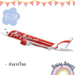 โมเดลเครื่องบิน*พร้อมส่งจากไทย* แอร์เอเชีย AIR ASIA AIRBUS A320 ขนาด 16cm. มีขาตั้งโชว์ ของขวัญ