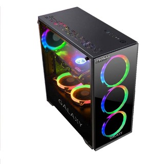 สินค้า ATX Case (NP) ITSONAS Galaxy Rainbow (Black)