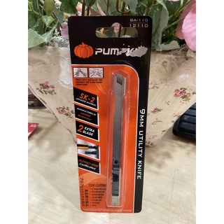 มีดคัตเตอร์เล็กpumpkin BA-110/12110 SK2 9mm 🌸รหัส 00018805🚚🚚🚚