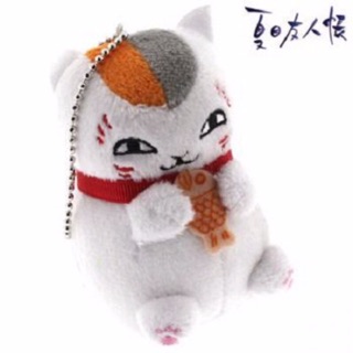 แท้ 100% จากญี่ปุ่น พวงกุญแจ แมว Natsumes Book of Friends Nyanko-Sensei Mascot Ball Chain (Taiyaki)