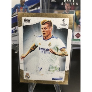 2021-22 Topps Gold X Tyson Beck UEFA Champions League Soccer Cards Real Madrid