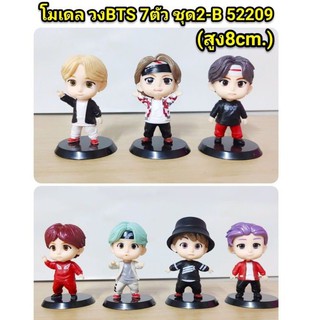 โมเดล..วงBTS7ตัวชุด2-B..สูง8cm.