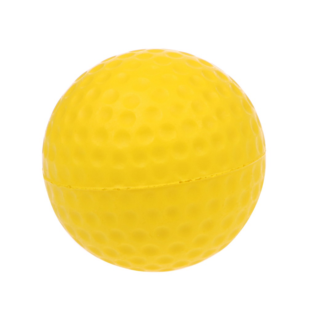 ลูกกอล์ฟโฟมสีเหลืองสำหรับฝึกตีกอล์ฟ