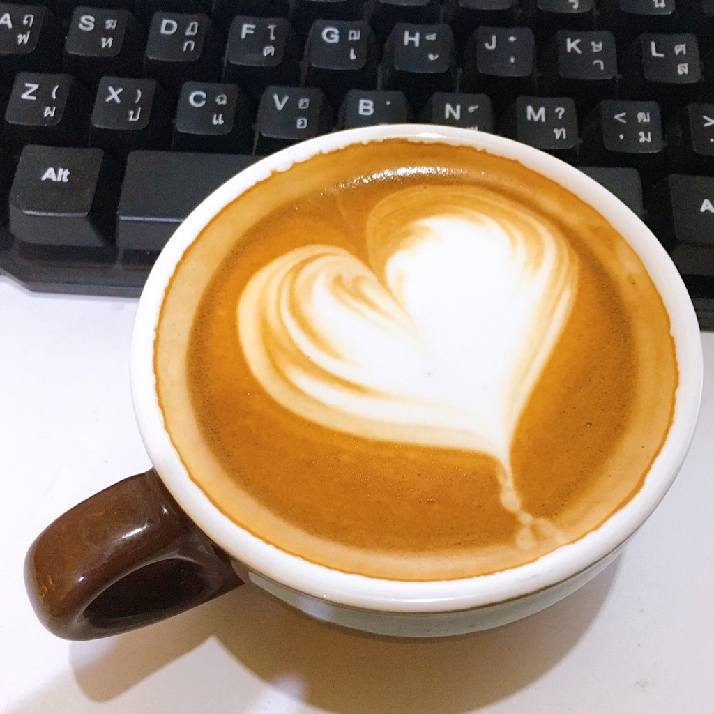 Product image กาแฟคั่วEspresso สีส้มผสมผสานระหว่างอราบิก้ากับโรบัสต้าหอมกรุ่น เนื้อแน่น ข้มข้นสู้นม 1 kg 5