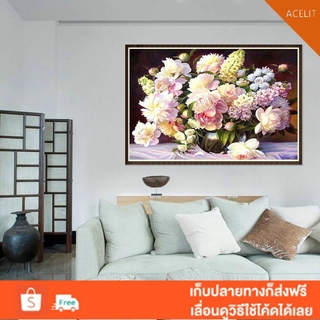 ACT❤5D DIY Warm Flowers Full Diamond Embroid Painting Cross Stitch Mosaic Art