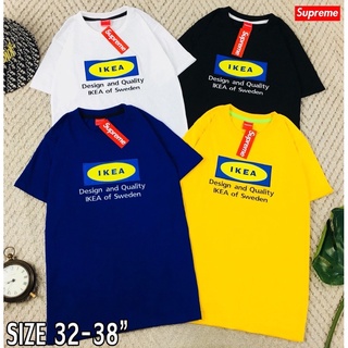 พร้อมส่ง 🚨 เสื้อยืดอิเกีย ikea งานสกรีนผ้าคอตตอล 100%