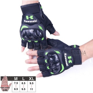 JETANA BIKE ถุงมือ ครึ่งนิ้ว มอเตอร์ไซค์ Tactical Gloves กิจกรรมกลางแจ้ง การ์ดป้องกัน ฝ่ามือกันลื่น ใช้ได้ทั้งชายและหญิง